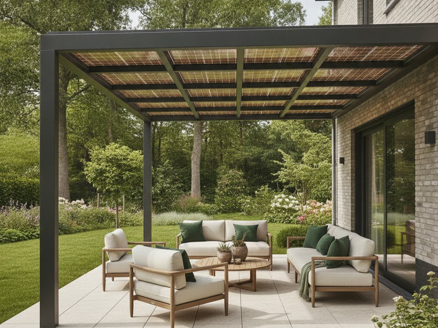 Pergola & clôture solaire